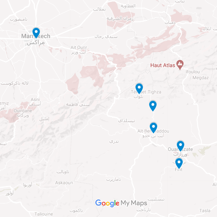 Viagem de 2 Dias - Ouarzazate, o Atlas e Kasbahs