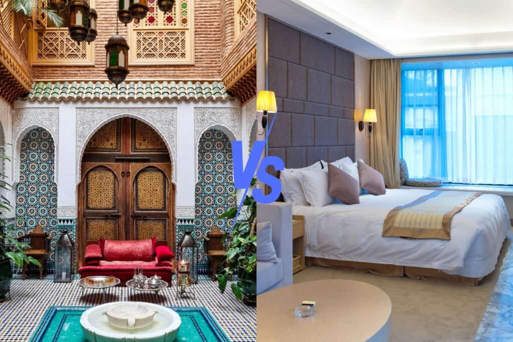 Riad vs Hotel
